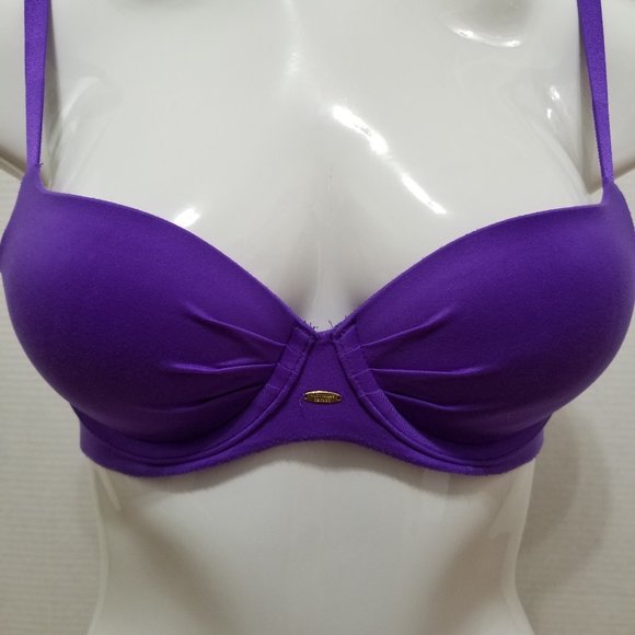 Victoria's Secret bra 32C Fabulous Lined Demi ruched charm discontinued 2013 - Picture 5 of 14